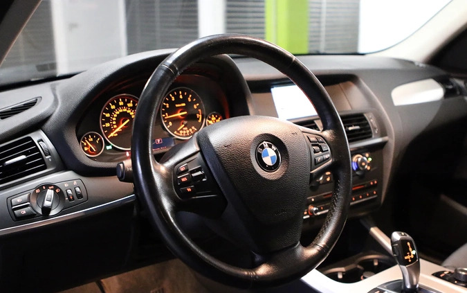 BMW X3 cena 54800 przebieg: 189250, rok produkcji 2012 z Poddębice małe 277